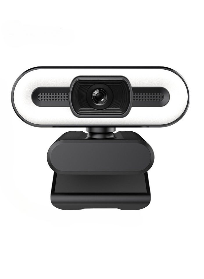 AROAQ - 2K Webcam with Light, HD Auto Light Correction Web Cam with Adjustable FOV, HDR-Enabled Gaming Webcam with Ring Light for Teams, Zoom, Pc/laptop/mac/desktop, (2K) - Image 1