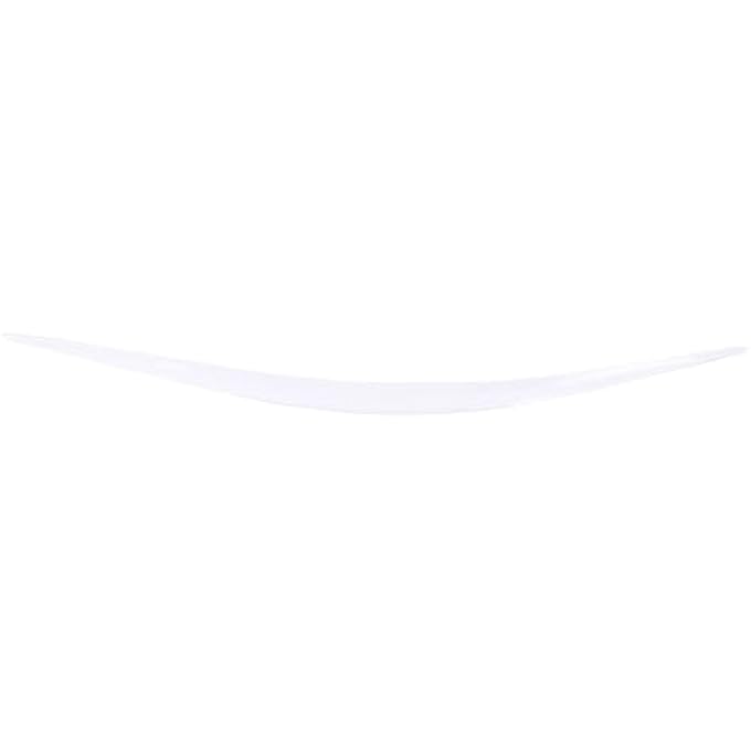 Nurnesy Universal 46-Inch White Rear Trunk Lip Spoiler - Adhesive Tail Wing for Enhanced Exterior Style - Image 1