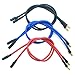 Nuofan 6pcs 35mm Banana Gold Bullet Connector Extension Cable RC Brushless Motor ESC Extension Cable Wire RC Carb Parts 16AWG 30CM - Image 2