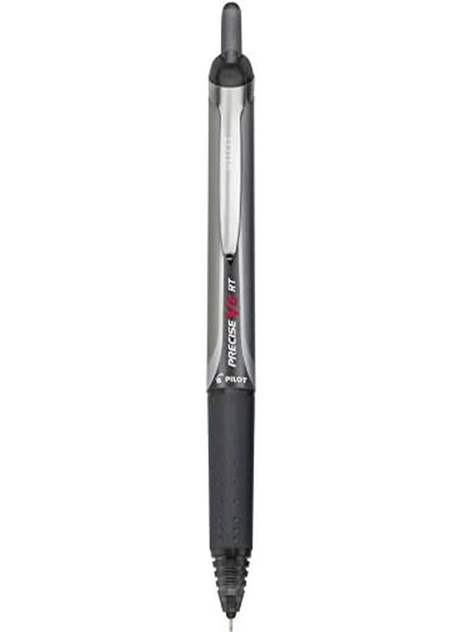 PILOT Precise V5 Rt Refillable And Retractable Liquid Ink Rolling Ball Pens Extra Fine Point 0.5Mm Black Ink 6 Pack 13613 - Image 2