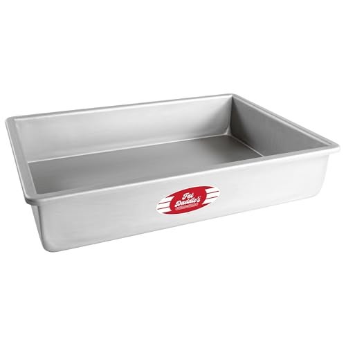 Fat Daddio's POB-11153 Sheet Cake Pan, 11 x 15 x 3 Inch, Silver - Image 1
