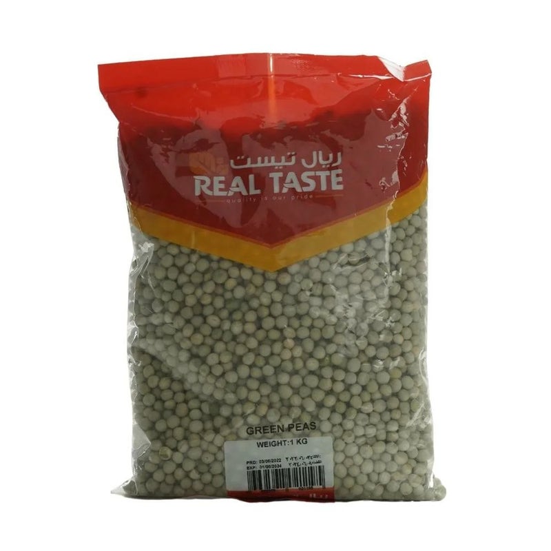 Real عبوة بازلاء خضراء بطعم حقيقي - 1 كجم - Image 1