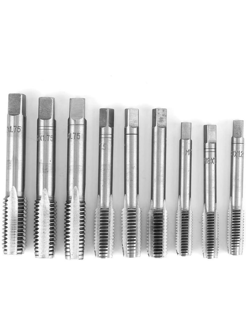 GGOOT 32Pcs Threaded Tap and Die Set Rethread Tool Kit with Storage Bag, Hardware Supplies  - Image 5