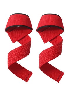 DPTER Lifting Wrist Straps Gym Wristbands for Weightlifting Pull Ups and Strength Training 2Pcs  - Image 1