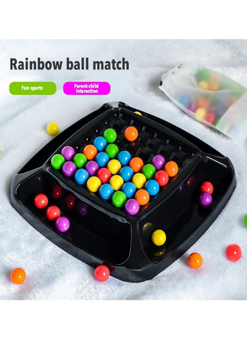 WAOKN - Rainbow Ball Elimination Game Rainbow Puzzle Magic Chess Toy Kid Parent Interaction Family Game Toy Set Rainbow Ball Matching Game For Kid Parent To Play Together - Image 1