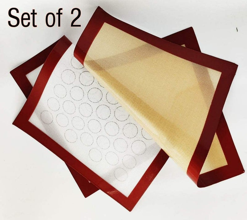Folca High Temperature Resistant Glass Fiber Baking Mat Nonstick Pastry Cake Sheet40 X 30 cm - Image 2