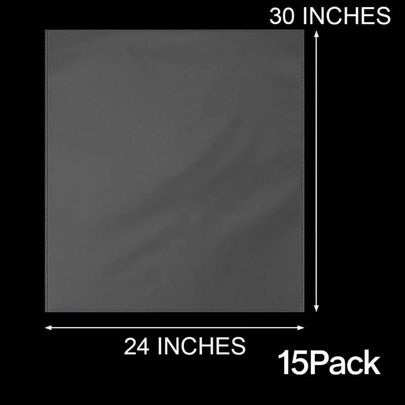 Petutu 15 Pack Large Clear Cellophane Gift Bags for Baskets (24"x30") â€“ 2 Mil Thick Basket Wrap for Gift Packaging, Transparent Wrapping for Christmas, Weddings, Baby Showers, Birthdays & More - Image 3
