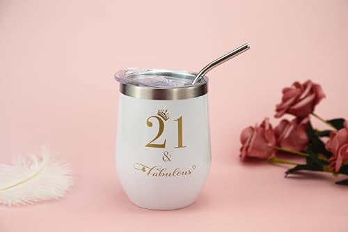 Carselage 21st Birthday Gifts for Her Unique 21 Years Old Crystal Gifts Basket Decorations for Women Friends Younger Sister Daughters BFF Granddaughters - Image 3