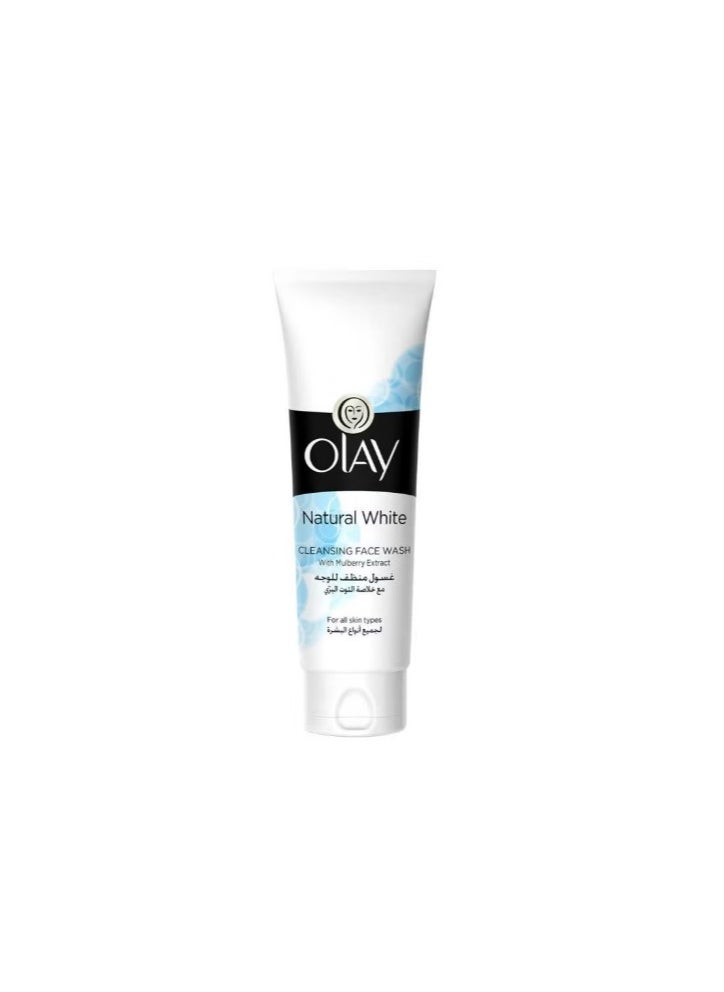 Olay Olay Natural Cleansing Face Wash White 100ml  - Image 1