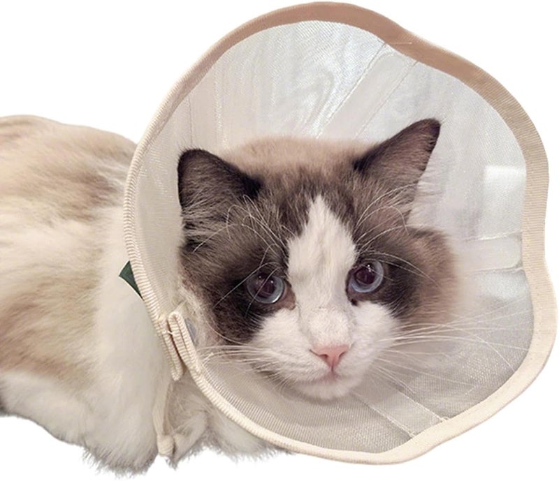 Genérico Dog Cone | Anti Scratch Neck Protector | Cone Collar Mesh Protector | for Kittens, Animals, Small, Medium, Large, Indoor & Outdoor, Travel & Walk - Image 1