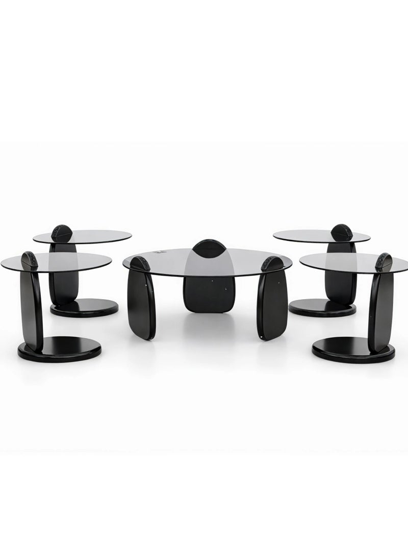 Concent Glass Service Table Set - Image 2