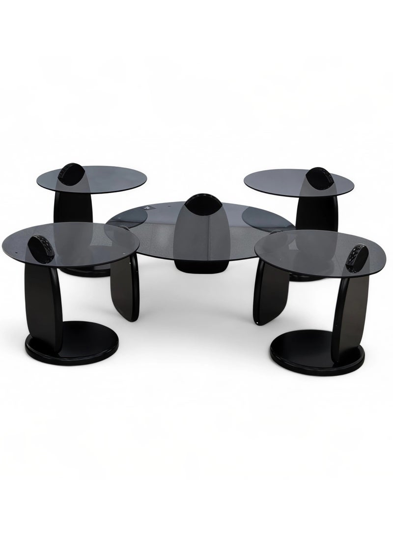 Concent Glass Service Table Set - Image 1