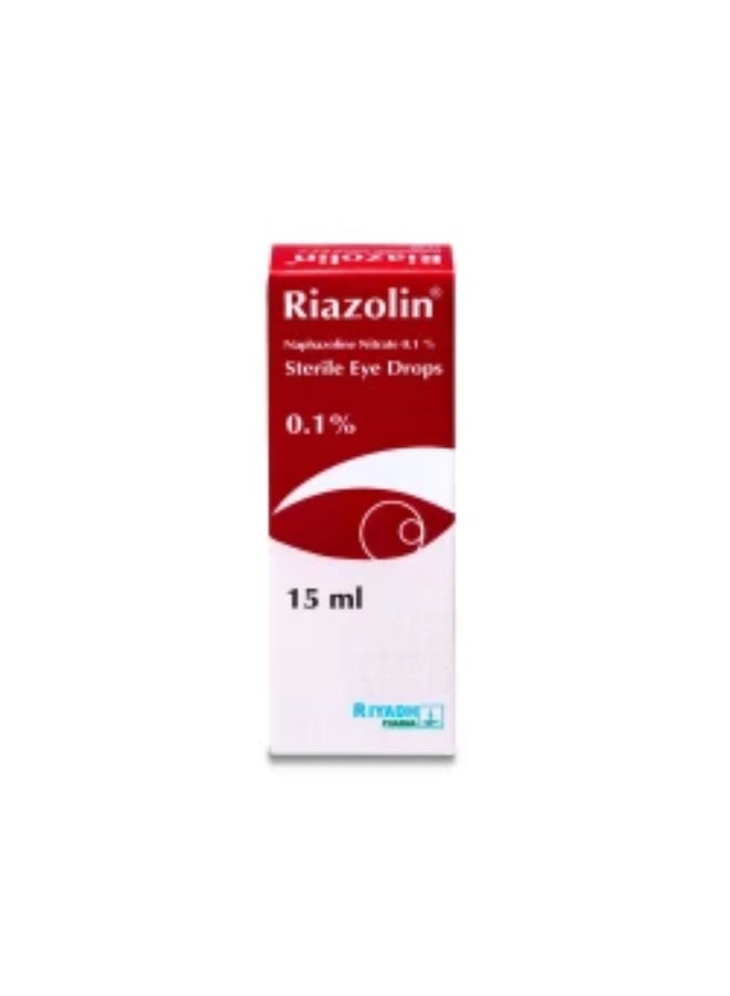 Riazolin 0.1 % Eye Drops 15 ML - Image 1
