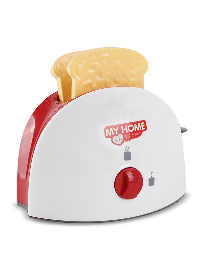 Multifunctional Educational Small Household Appliances Toy Set Children Pretend Play Bread Maker Kitchen Playset - Image 1