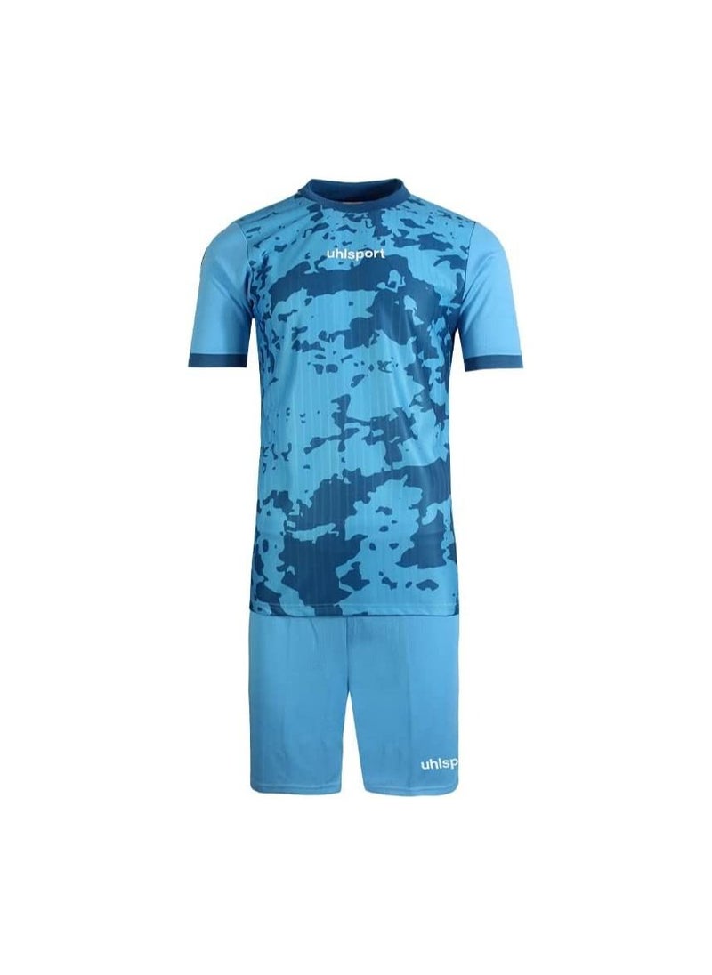 UHLSPORT - uhlsport Football Men Jersey, For match and training, Round neck, Light & comfortable & breathable material, Army design - Image 1