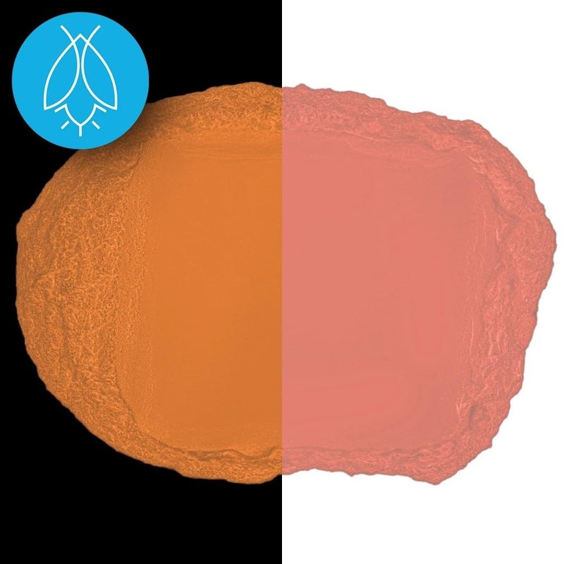 Art 'N Glow Glow in The Dark Pigment Powder - Neutral and Fluorescent Color for Art Painting, Fine Art, Nail Art Paint, and DIY Crafts - Long Lasting, 10+ Color Options - Fluorescent Red - (12 Grams/ .42 oz) - Image 1
