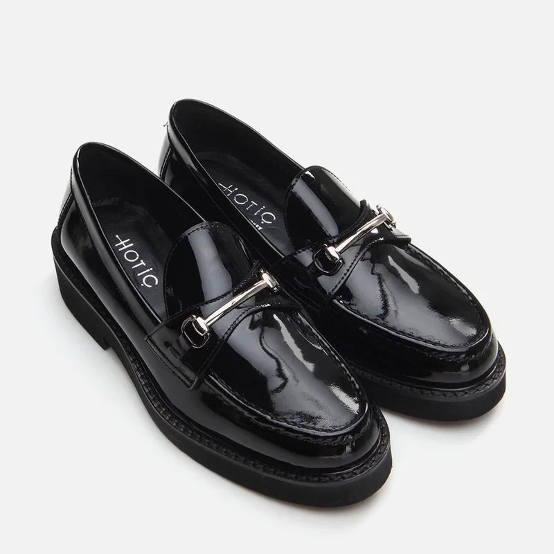 Hotiç 01AYH291740A100 GENUINE Leather Black Women's Loafer