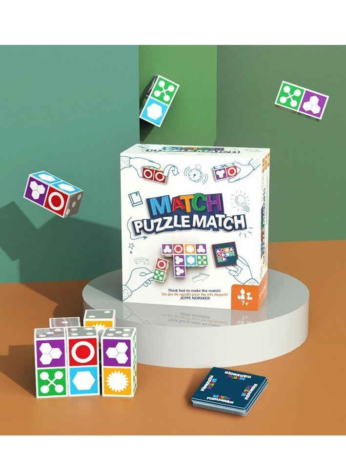 RedMapleTEK - Pattern Matching Puzzle Game, Quick-Thinking Matching Game, Develops Quick Problem Solving And Fine Motor Skills, For Up To 4 Players, Ages 7+ - Image 1
