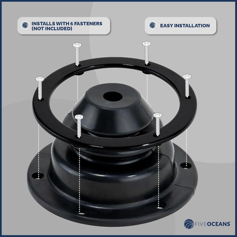 Five Oceans Motor Well Boot, Cable Boot, Covers Holes Up to 5-1/2" Diameter - FO563 - Image 3