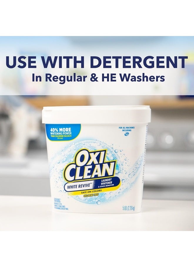 Oxiclean - OxiClean White Revive Laundry Whitener Stain Remover, 5 Lbs - Image 1