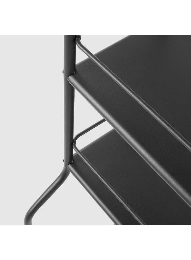 إيروريكس رف فوق المرحاض، أسود، 65×156 سم - Image 5