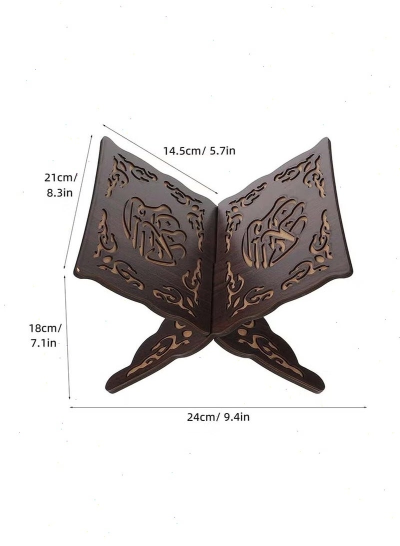 Ramadan Quran Holder Quran Stand Quran Cabinet Prayer Book Stand  Reading Shelf  Muslim Ornament Book Holder - Image 3