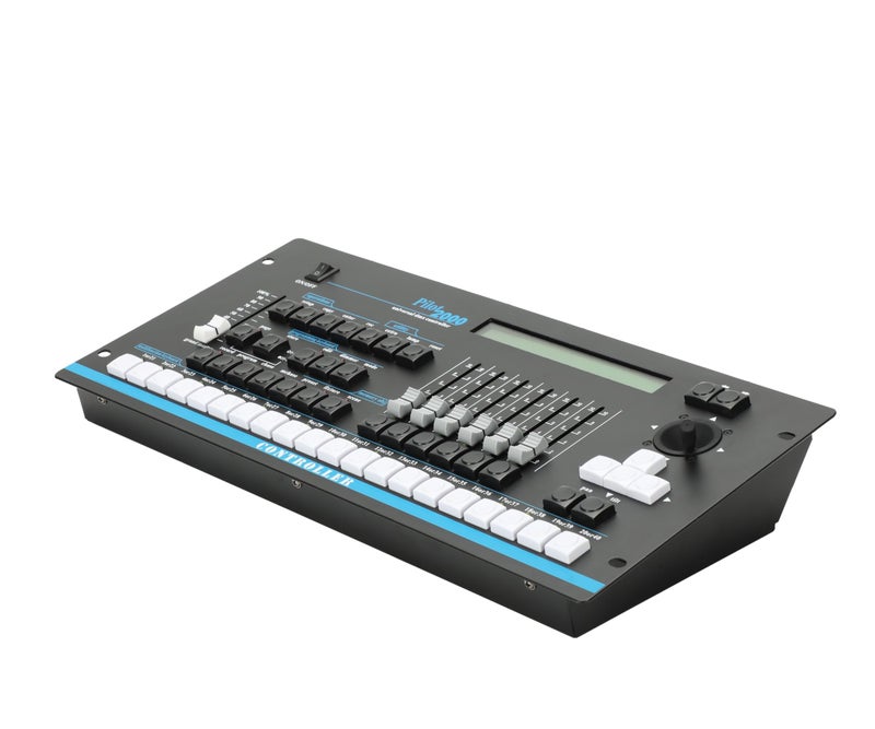 kh DMX Pilot 2000 Console LED Professional Stage Lighting 512 Channels DJ Light Controller for Moving Head, Par Lights, Stage, Clubs, Pubs, Events LED Light Mixer for Professional Lighting Setup - Image 2