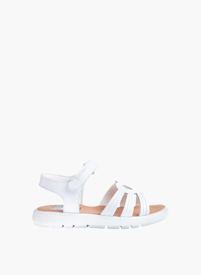Pablosky Girls Strap Sandals With Hook And Loop Closure