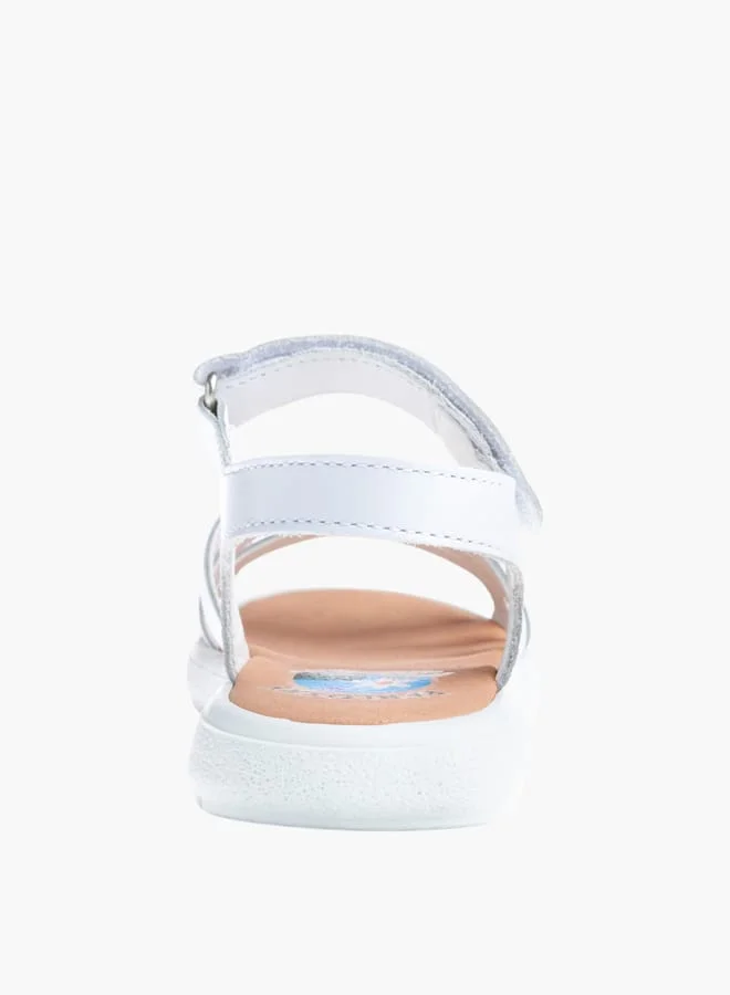 Pablosky Girls Strap Sandals With Hook And Loop Closure