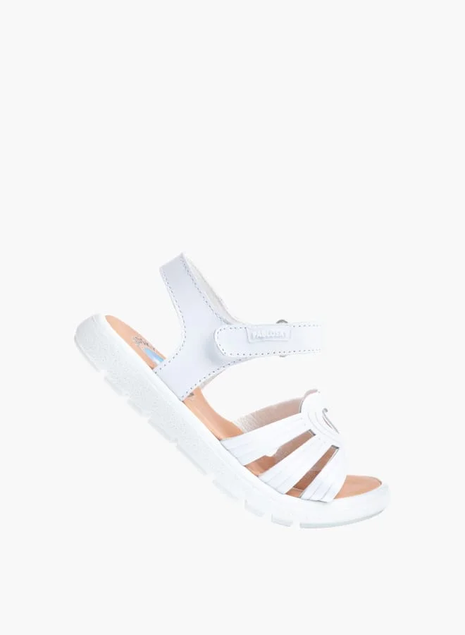 Pablosky Girls Strap Sandals With Hook And Loop Closure