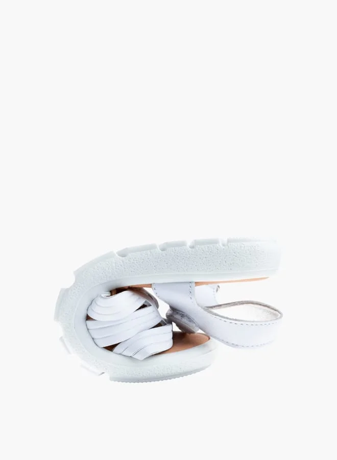 Pablosky Girls Strap Sandals With Hook And Loop Closure