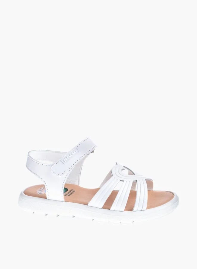 Pablosky Girls Strap Sandals With Hook And Loop Closure