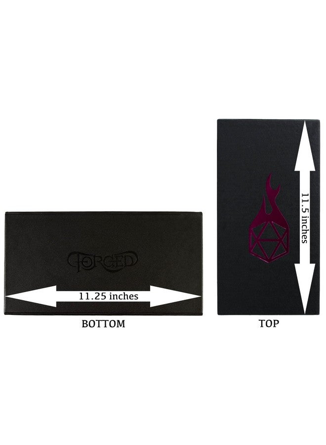 Forged Dice Co. Dice Battle Pit Dice Tray - 2 Dice Trays in 1 with Staging Area - Rolling Tray and Storage Compatible with Any Dice Game, D&D and RPG Gaming - Pink - Image 5