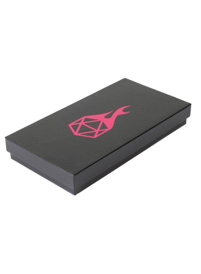 Forged Dice Co. Dice Battle Pit Dice Tray - 2 Dice Trays in 1 with Staging Area - Rolling Tray and Storage Compatible with Any Dice Game, D&D and RPG Gaming - Pink - Image 2