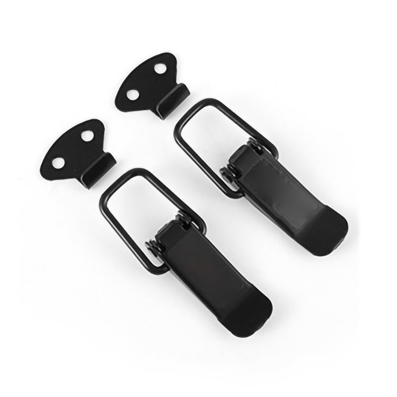 Quick Release Fasteners 1 Pair Iron Quick Release Hooks for Car Bumper Trunk Hatch - Durable Secure Fixation Automotive Exterior Accessories for Auto Body Panels - Image 1