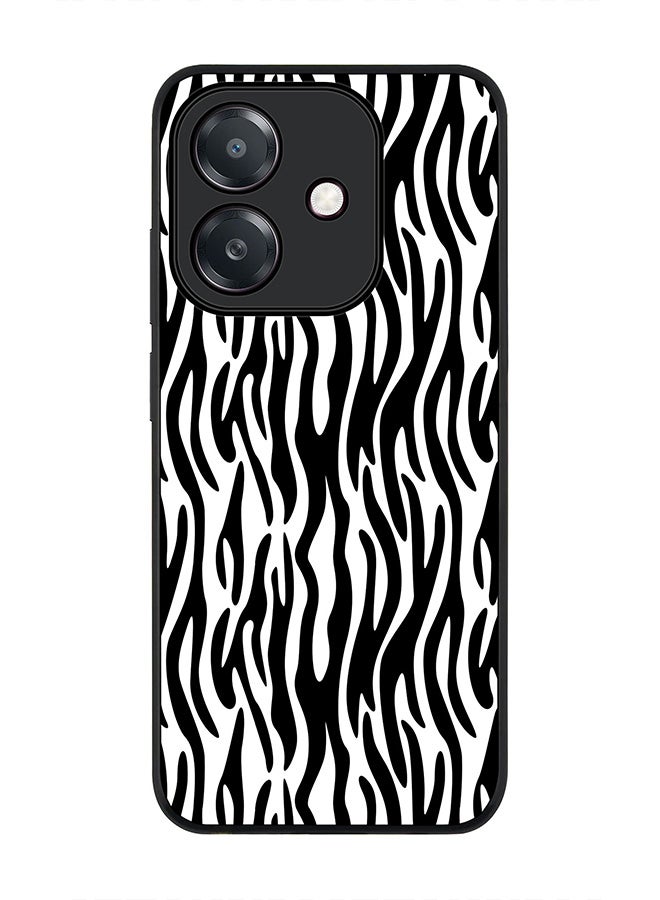 Stylizedd For Oppo A5i Case,Slim fit Camera Protection, Shockproof Thin Phone cover  - Zebra Stripes