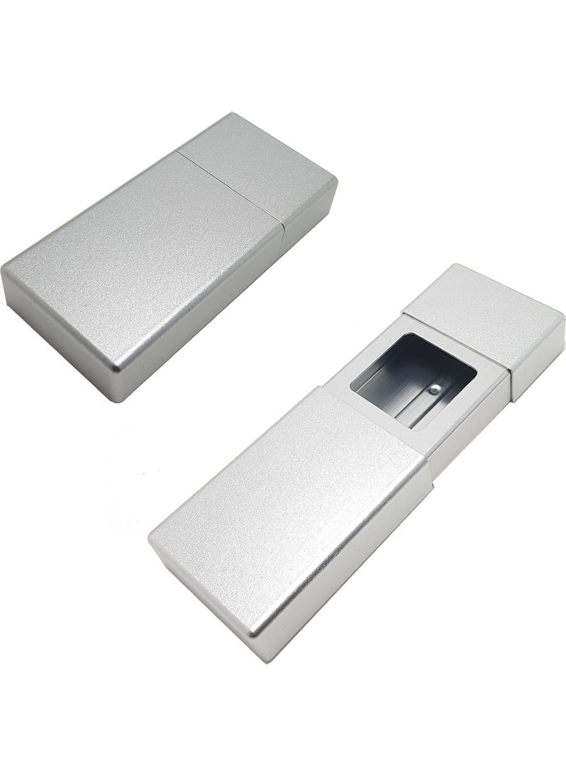 Lubinski Aluminum Mini Pocket Ashtray RB93SLV  - Image 1