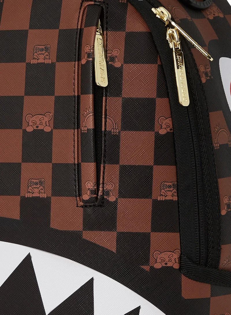 SPRAYGROUND PEEKING CHARACTER CHECK BACKPACK