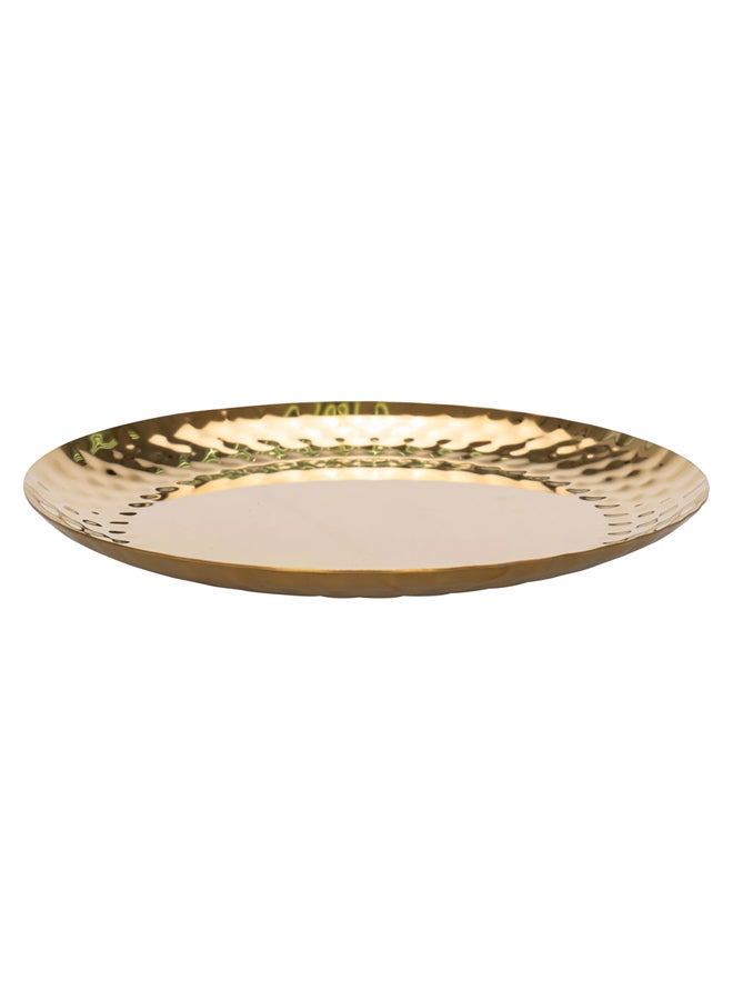AL SANIDI Stainless Steel bowel, Gold, Size 22 Cm - Image 1