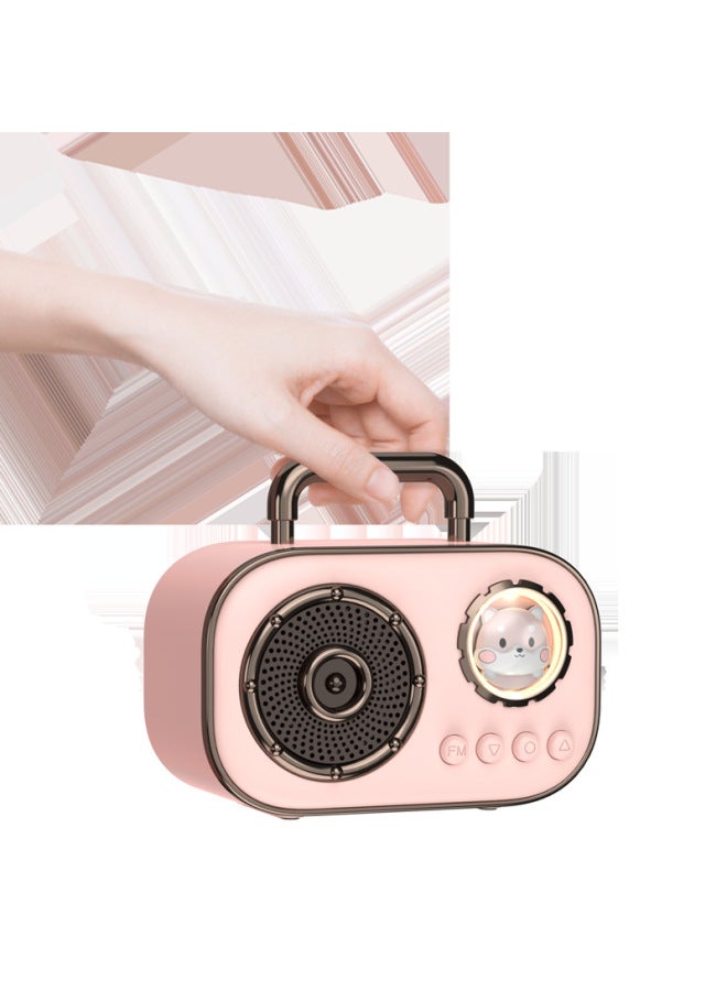 كوالتي مكبر صوت بلوتوث صغير كرتوني رجعي، مضخم صوت محمول، دمية، جودة صوت عالية، هدية راقية، شحن مباشر - Image 5