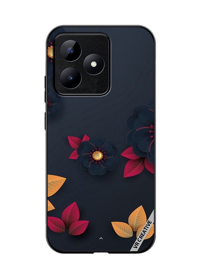 VR CREATIVE Protective Case Cover For Realme C53 Flower Design Multicolour - Image 1