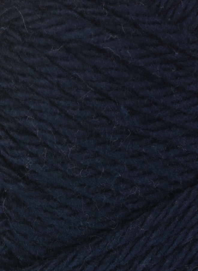 Bernat Handicrafter Cotton Solids Yarn, 1.75 oz, Gauge 4 Medium, 100% Cotton, Classic Navy - Image 2