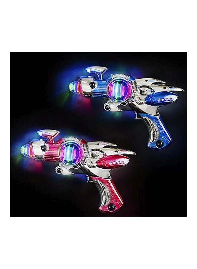 Rhode Island Novelty Super Spinning Laser Space Blaster with LED Light & Sound (Colors May Vary) - Image 2