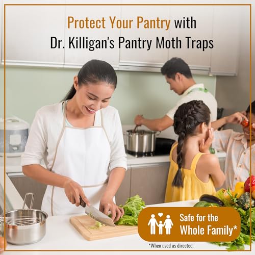 Dr. Killigan's Premium Double Potent Pantry Moth Traps with Pheromones Prime, Sticky Indian Meal Moth Traps for House, How to Get Rid of Moths in House (20 Pack, Blue) - Image 5