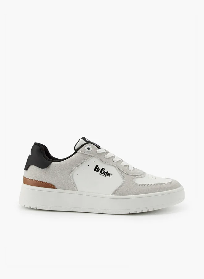 Lee Cooper Men's Panelled Lace-Up Sneakers