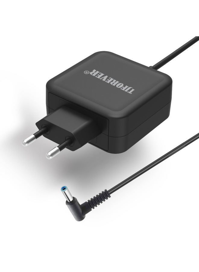 Low Price Promotion European Standard British Standard Power Adapter Charger Portable Thin Mouth 45w 20V 2.25A-Color:Black