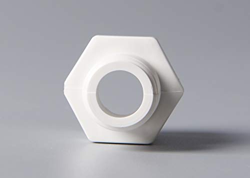 Rainbow Dream 1-Inch PVC Male Adapter Pipe Fitting (Socket x Male Pipe Thread) - 10 Pack, White - Image 4