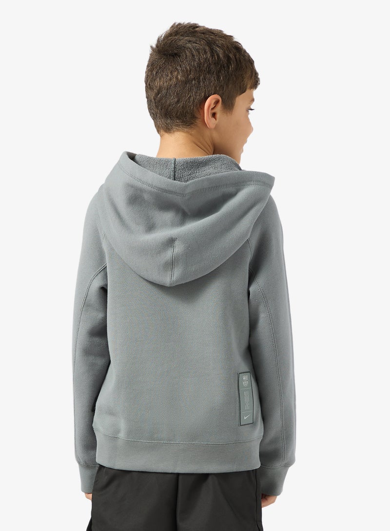 Nike Kids Fc Barcelona Air Pullover Hoodie - Image 2