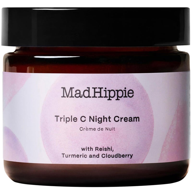 Mad Hippie كريم الليل ثلاثي فيتامين سي من ماد هيبي - مرطب للوجه، يضيء البشرة، للعناية بالبشرة المضادة للشيخوخة مع 3 أشكال من فيتامين سي، 2.1 أونصة - Image 1