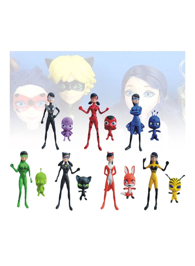14-Piece Ladybug Girl Action Figure - Image 4